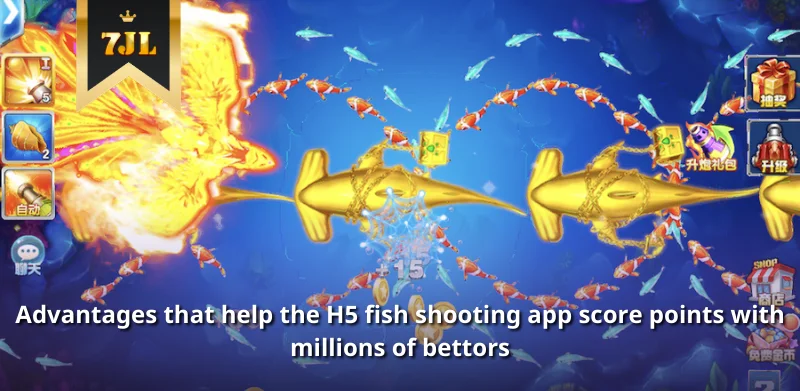 Advantages that help the H5 fish shooting app score points with millions of bettors